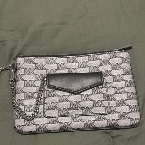 Stylish Black and Gray Clutch